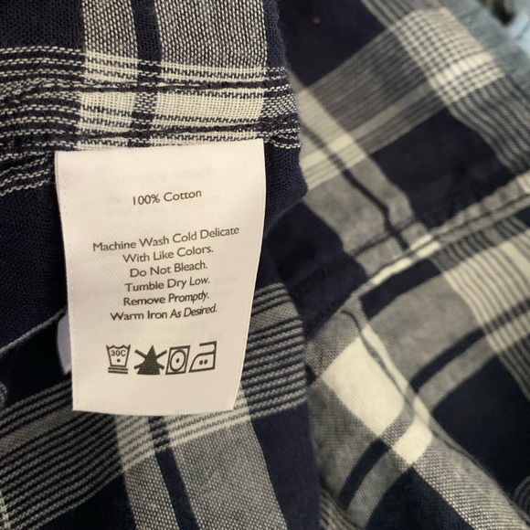 Eddie Bauer Denim Button Down - Picture 4 of 6